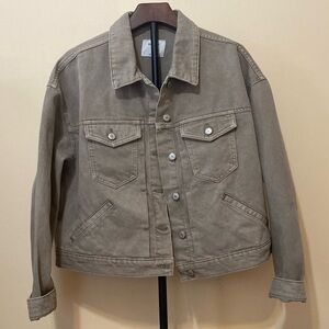 NWT brown jean jacket from Old Navy in size XL
